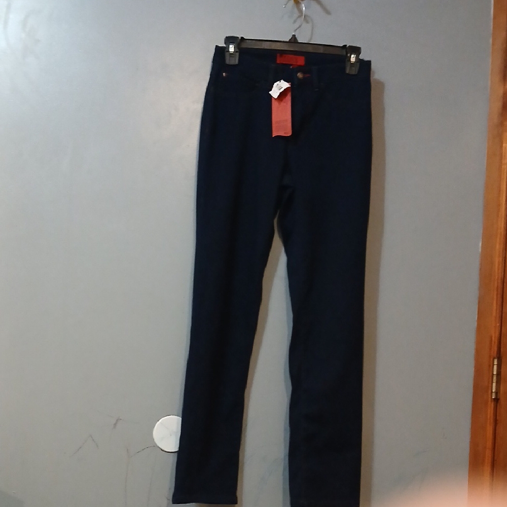 Women's Straight Leg Jeans - Blue